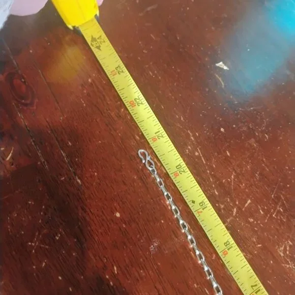 Turquoise Heart Stone Sterling Silver Lariat Necklace Butterfly Flower Southwest - Picture 10 of 12